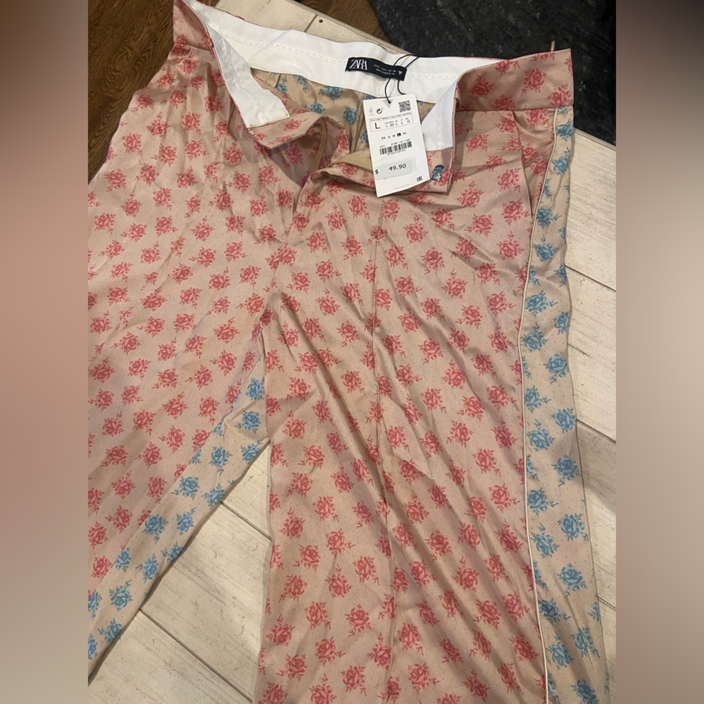 Zara Silk work pants